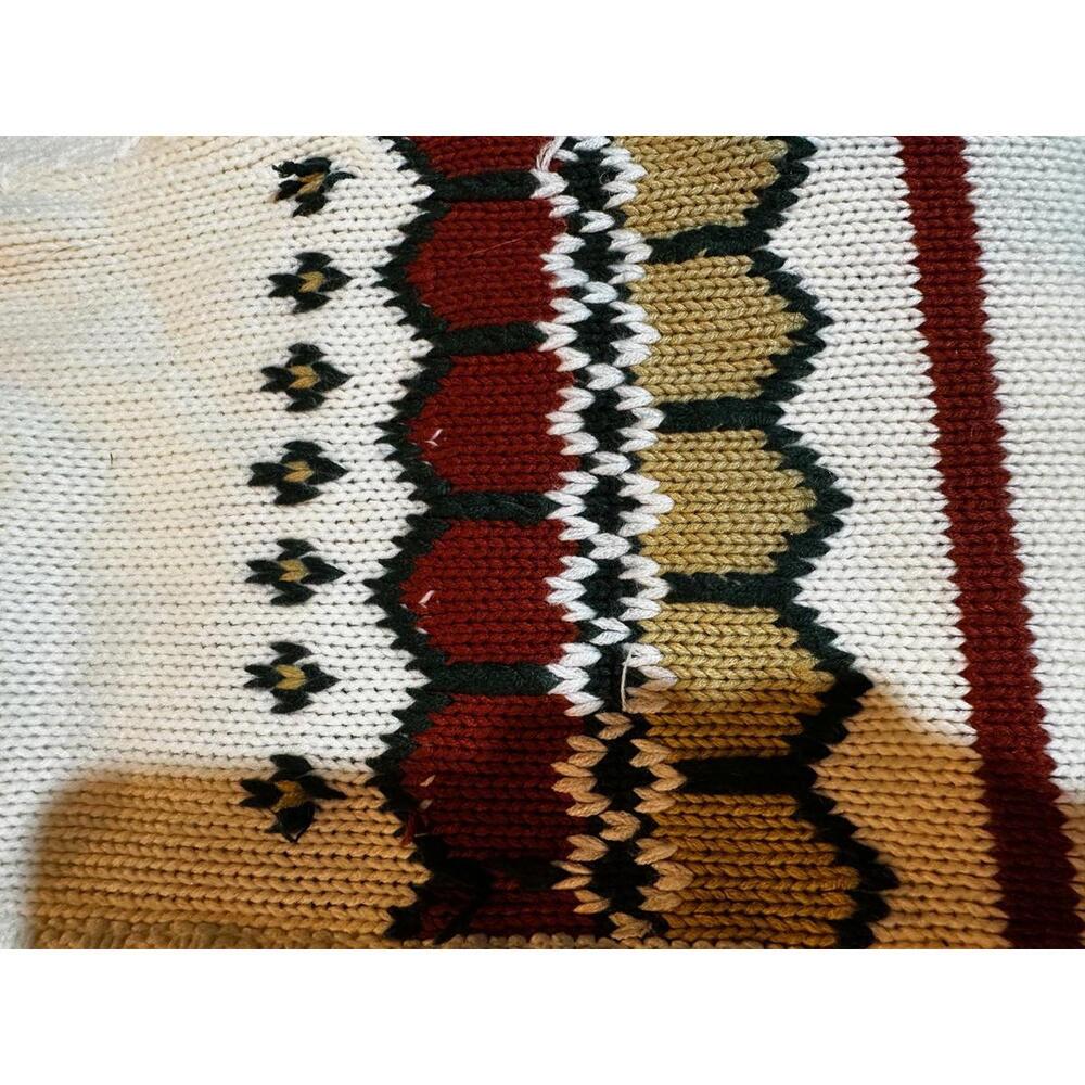 Vintage Sigallo Knit Cardigan Cream L - Picture 3 of 4
